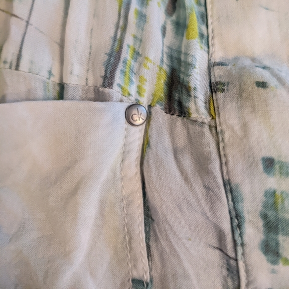 Calvin Klein Sleeveless Button Down shirt - Picture 4 of 9